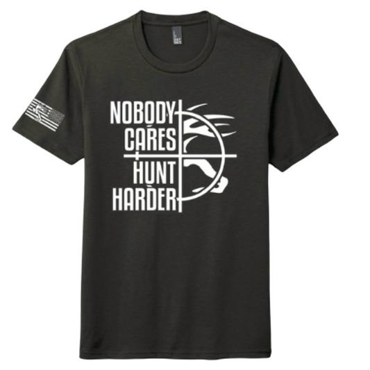 PW Nobody Cares Hunt Harder - Black