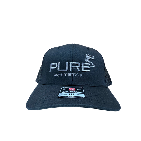 PW Stitched Logo 112 - Black/Black