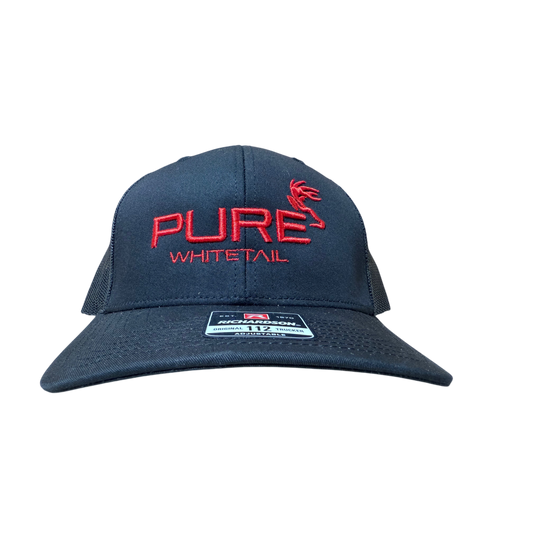 PW RED Logo 112 - Black/Black