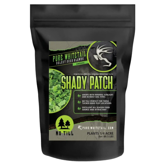 Shady Patch No-Till Seeds for the best food plots for whitetail deer