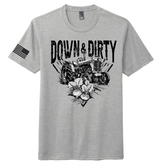 Down & Dirty PW Tractor Shirt - Grey