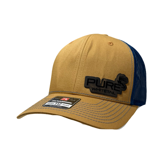 PW Logo Patch 112 Snapback - Tan/Blue