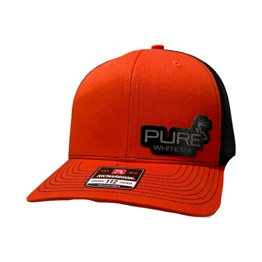 PW Logo Patch 112 Snapback - Orange/Black