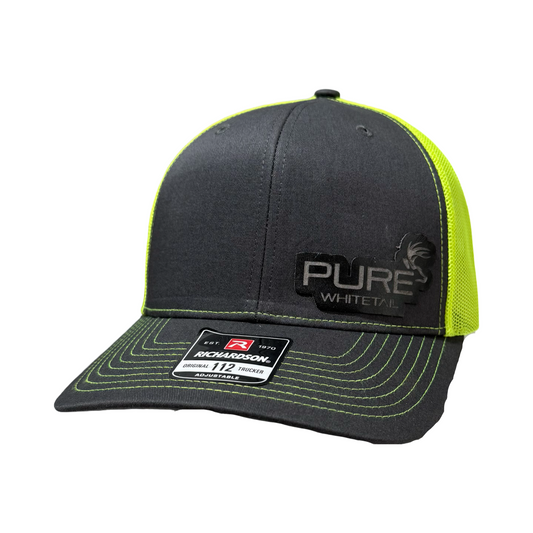 PW Logo Patch 112 Snapback - Grey/Safety Yellow