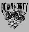 Down & Dirty PW Tractor Shirt - Grey