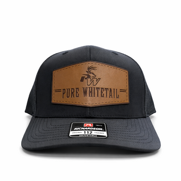 Pure Whitetail Leather Patch Hat