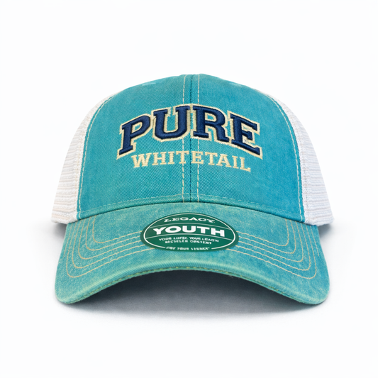 Pure Whitetail Legacy Snapback "Youth/ Women's" Teal
