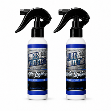 Double Pack - 4oz White Lightning Peak Estrous | Premium Doe Estrous Scent for Serious Whitetail Hunters