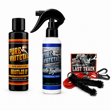 Peak Rut Combo - 4oz White Lightning Peak Estrous/Bristled Up Rutting Buck/Last Track Drag Line