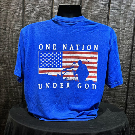 One Nation Under God Shirt – Royal Blue