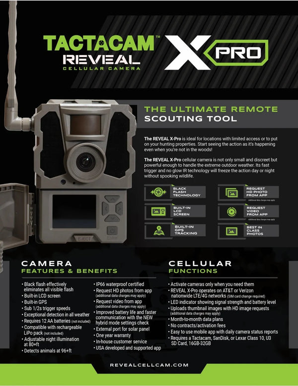 Tactacam Reveal X Pro – Pure Whitetail