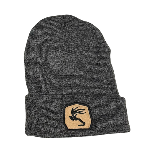 Pure Whitetail Patch Beanie - Black