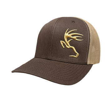 Pure Whitetail Brown/Tan Buckhead Snapback