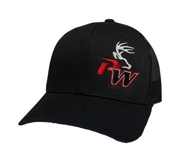 PW Black/Red Logo Snapback