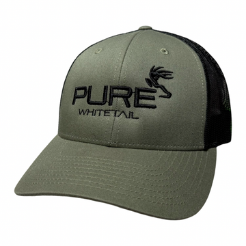 Pure Whitetail Green/Black Snapback #H02