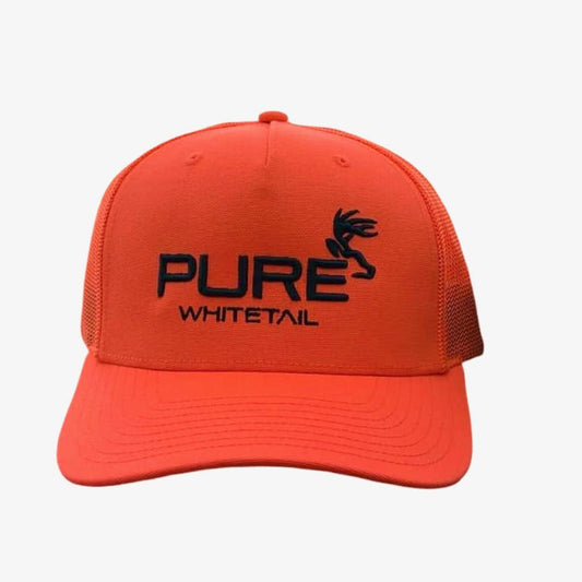 Pure Whitetail Hunter Orange Snapback